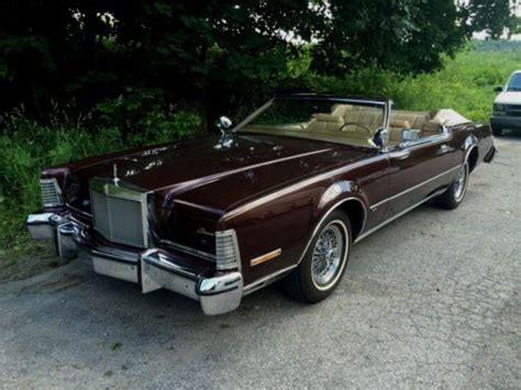 Find used 1974 Lincoln Continental Mark IV Convertible in Pittsburgh ...