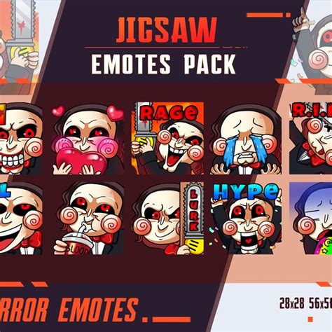 Jigsaw Twitch Emote Etsy