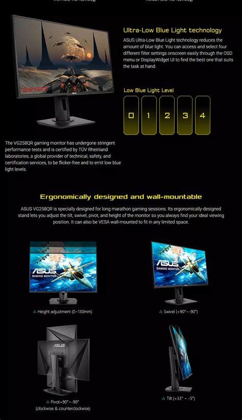 Buy Asus Vg258qr Fhd 165hz Freesync 25 Monitor Pre Order Online