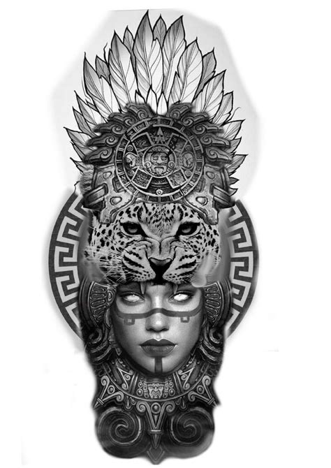 Pin By Pamela Naiara On Tatuagens Fortes Mayan Tattoos Aztec Tattoo