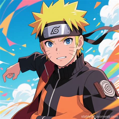 Naruto's Hidden Leaf Village | Stable Diffusion Online