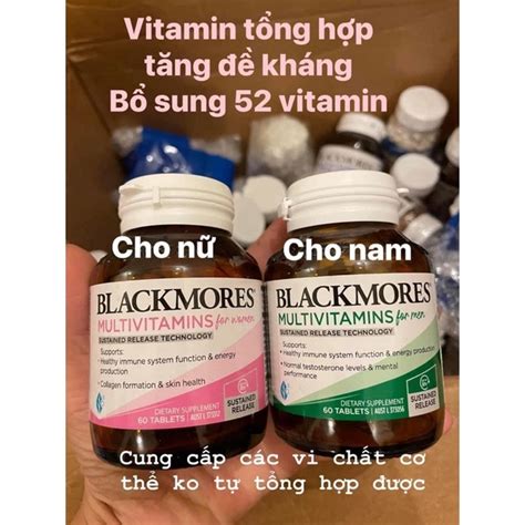 multivitamin men và women của blackmore vitamin tổng hợp Shopee