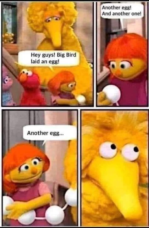 Big Bird Lays His Eggs 9gag