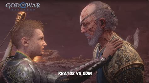 The Final Fight Kratos Vs Odin L God Of War Ragnarok Youtube