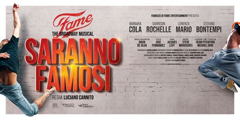 Tea Saranno Famosi Fame Il Musical Al Teatro Europauditorium