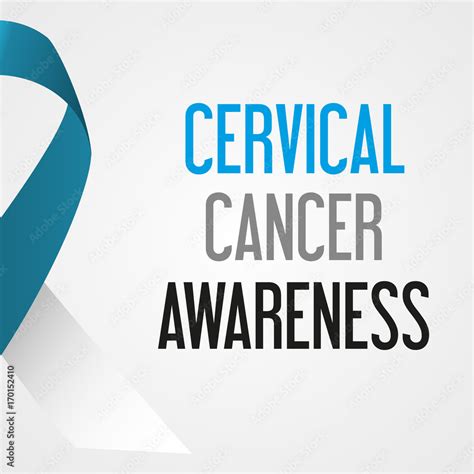 World Cervical Cancer Day Awareness Poster Eps10 Stock Vector Adobe Stock