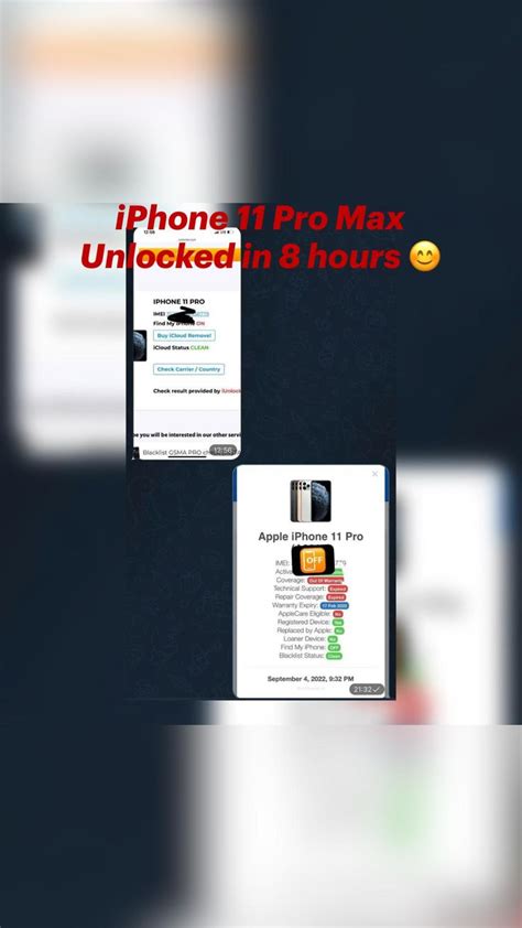 iPhone 11 Pro Max Unlocked in 8 hours 😊 | Apple products, Iphone apps ...