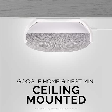 Google Nest Home Mini Wall and Ceiling Adhesive Mount Bracket ...