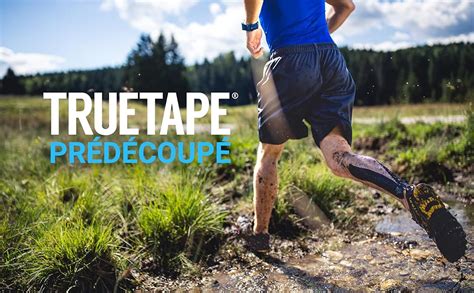 TRUETAPE Bande de kinésiologie prédécoupées Kinesio Tape