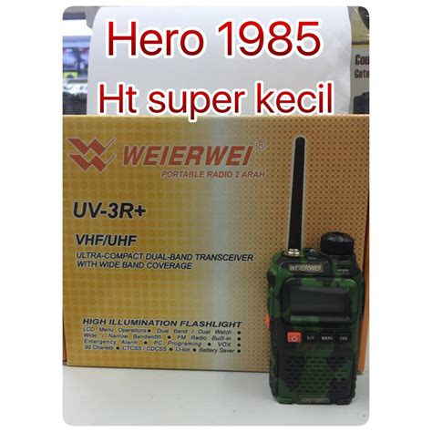 Jual Promo Radio Ht Weierwei Uv Band Super Kecil Hug Vhf Murah