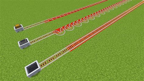 Best Way To Build A Fastest Railroad In Minecraft Youtube