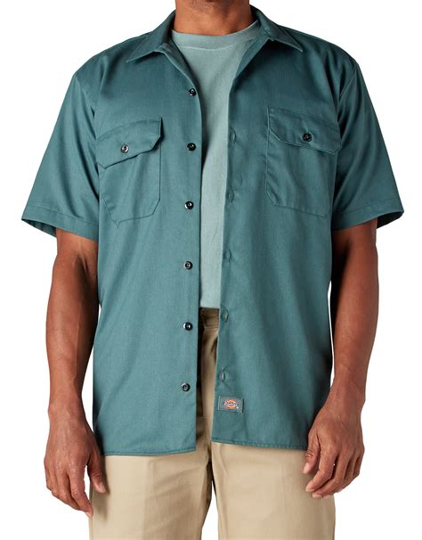 Dickies Short Sleeve Work Shirt Lincoln Green Original Fit 1574ln