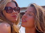 Video Ferne McCann Shows Off Sultry Figure In Blue Bikini In Mykonos
