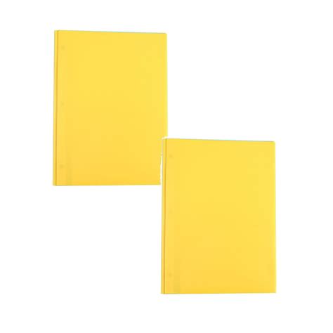 LQXZWJY Folders with Pockets and Prong with Fasteners (2 Pack, Assorted