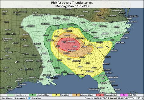 A Major Severe Weather Outbreak Is Possible In The Southeast Today