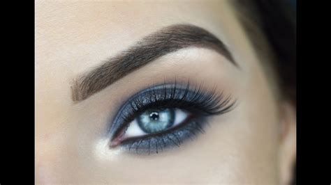 Blue Eye Shadow For Brown Eyes Tutorial With Aurora Makeup And Motives ...