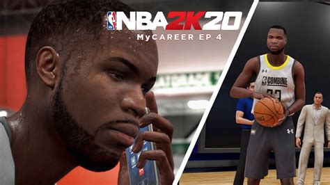 NBA 2K20 My Career Ep 4 DRAFT COMBINE YouTube