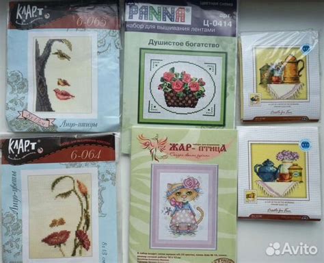 Наборы для вышивания (лот) - разные купить в Москве | Хобби и отдых | Авито