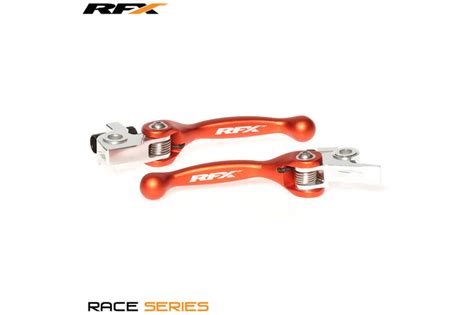 Jeu de leviers RFX Race retournables forgés orange KTM Husqvarna