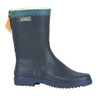 Aigle Bison Wellington Boots Womens Marine Navy Uttings Co Uk