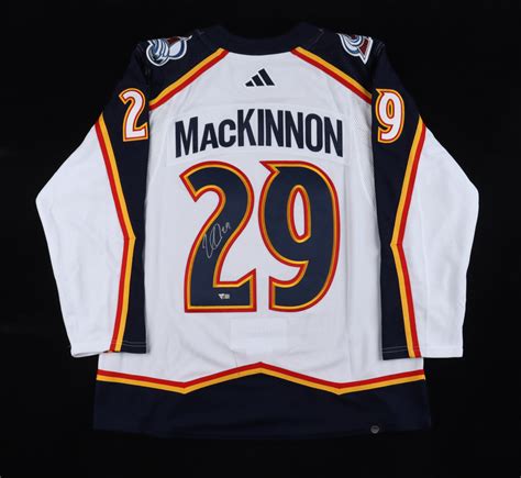 Nathan McKinnon Signed Adidas Avalanche Reverse Retro Jersey (Fanatics ...