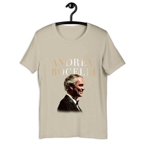 Andrea Bocelli 30th Anniversary Tour 2024 T Shirt Walmart