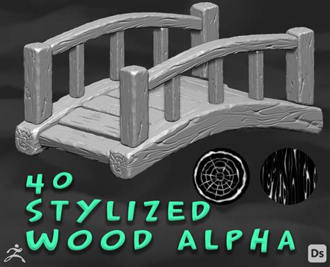 Stylized Wood Alpha Flippednormals