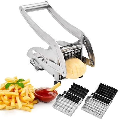 Buy Fainlist Stainless Steel French Fries Cutters Potato Chips Salad