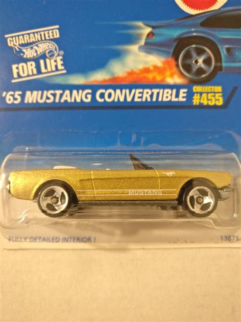 65 Ford Mustang Convertible Hot Wheels 1997 WheelCo In Ua