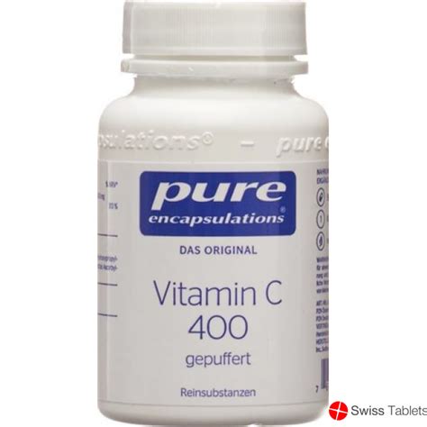 Buy Online Pure Vitamin C 400 Buffered Can 90 Pieces At SWISS TABLETS