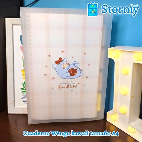 Cuaderno Wengu Kawaii tamaño A4 Libreria Stormy