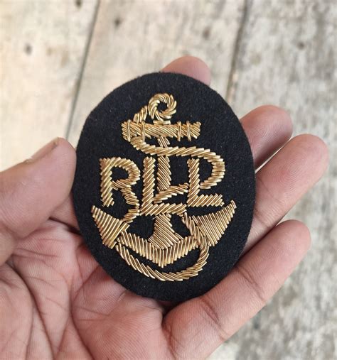 Hand Embroidered Garment Patch Badge For Blazer Coat Jacket Etsy