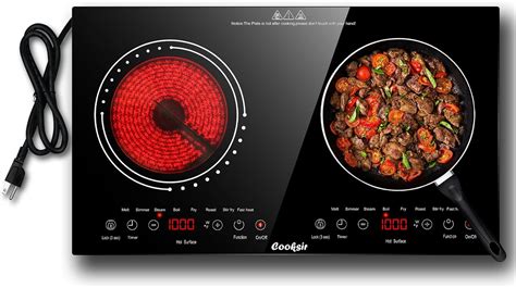 Amazon.com: Cooksir 2 Burner Electric Cooktop - 24 Inch Built-in ...