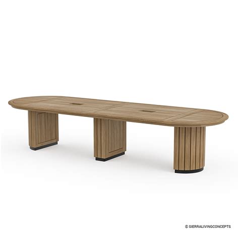 Soild Wood Modern Oval Conference Room Table