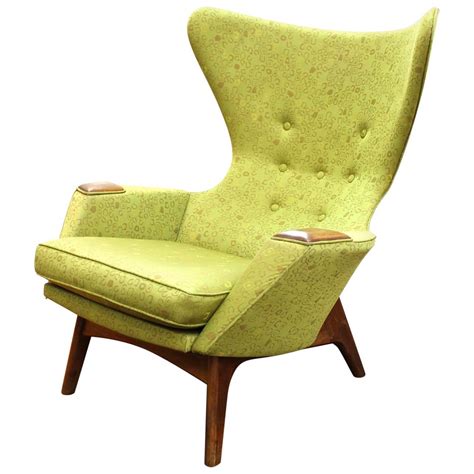 Adrian Pearsall Mid Century Modern High Back Wing Chair At Stdibs