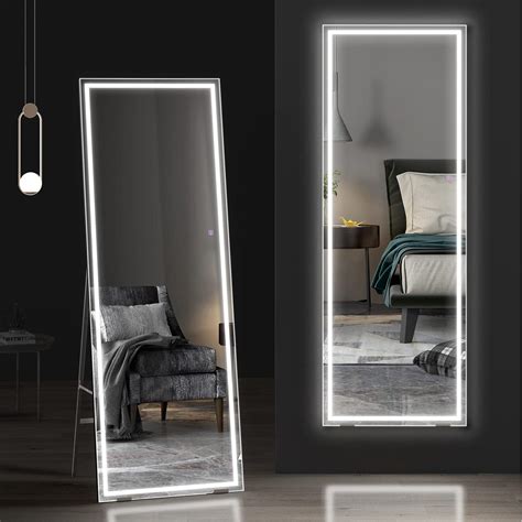 LED Full Length Mirror, Free Standing Floor Mirror | Standing mirror