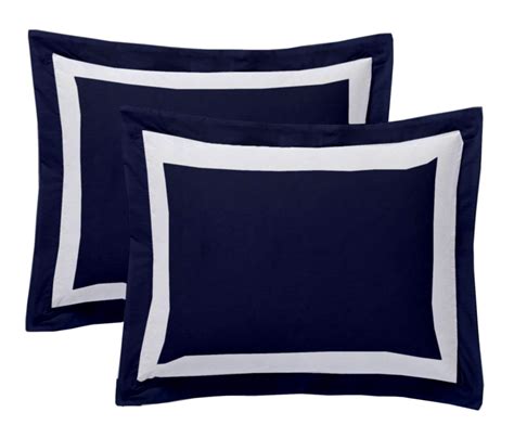 Dark Blue Pillow Shams