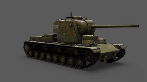 Kv Object Soviet Tank D Turbosquid