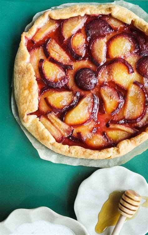 Rustic Plum Galette Recipe With Raw Honey Molé In The Wall