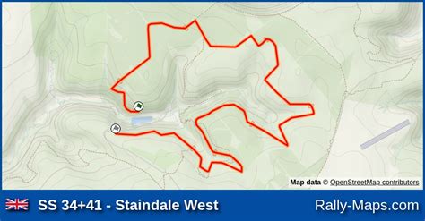 Ss 3441 Staindale West Stage Map National Breakdown International