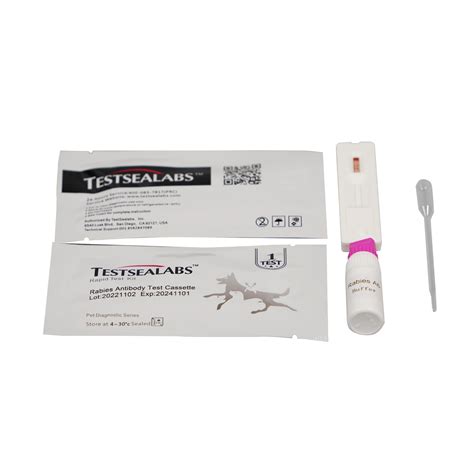 Testsealabs Rabies Antibody Test For Pet Diagnosis - China Rabies Ab
