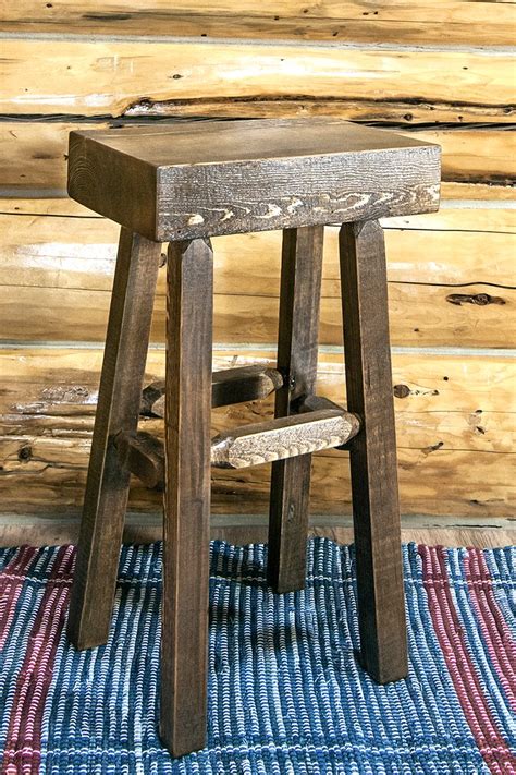 Half Log Bar Stool Homestead Rc Willey Furniture Store