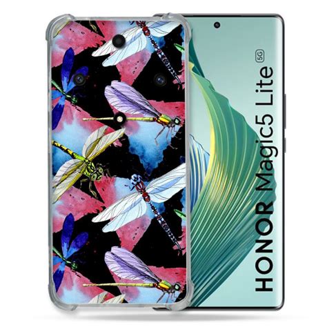 Coque Renforcée Pour Honor Magic 5 Lite Animal Libellule