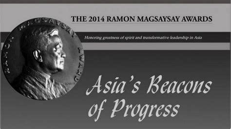 Six Ramon Magsaysay Awardees Named