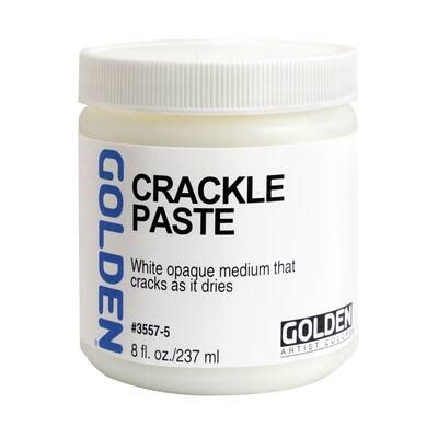 golden crackle paste acrylic mediums michaels