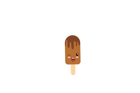 Kawaii Choco Ice Stick Icon Graphic By Samagata Creative Fabrica