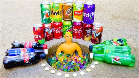 Coca Cola Different Fanta Pepsi Sprite Orbeez And Stretch Armstrong Vs