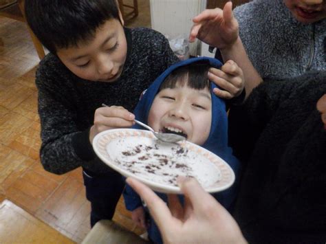 2月13日 夕食 山のふるさと合宿 かじかの里学園