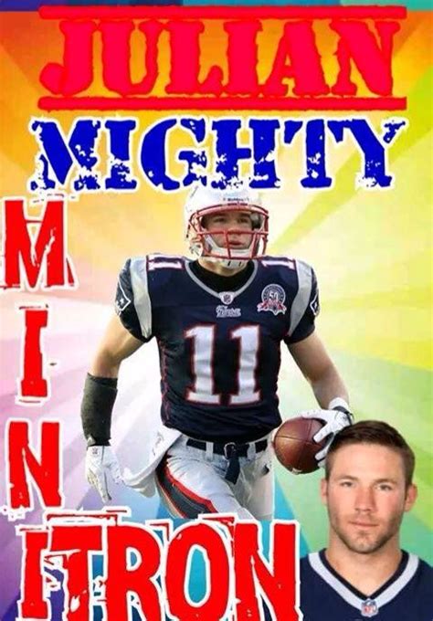 Julian Minitron Patriots Football New England Patriots Julian Edelman