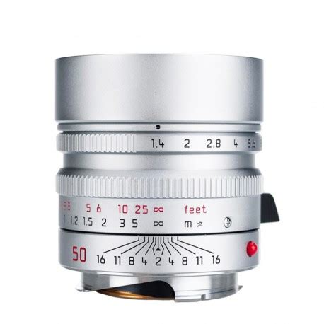 Leica Summilux M Mm F Asph Lens Silver Meteor